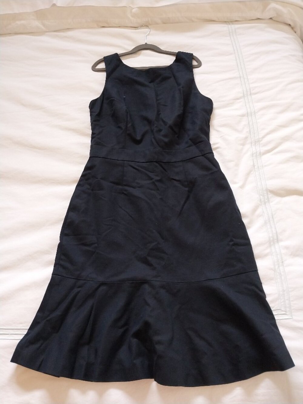 Banana Republic Flounce Hem Navy Mini Dress